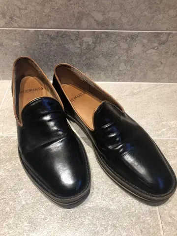 PREMIATA 블랙 슬리퍼 로퍼 UK8