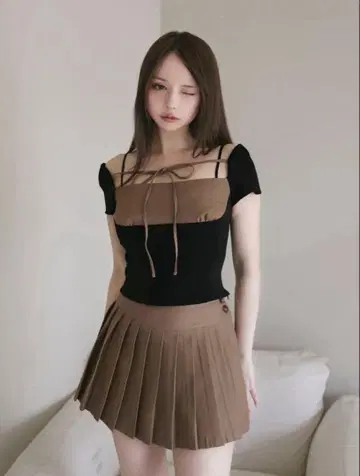 앤드메리 지젤이 브라운 색상의 S 사이즈를 설치했습니다.