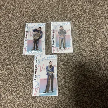 SnowMan 후카사와 타츠야 무카이 코지 메구로 렌 아크릴 스탠드