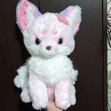 츄콘과 여우 구미화 야행 울트라 빅 42cm 딸기 대복