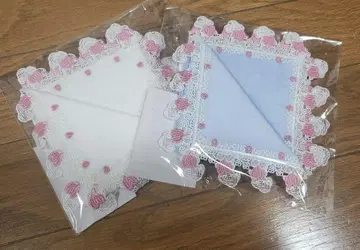 근자 레이스 스누피 레이스 손수건 새 제품 미개봉