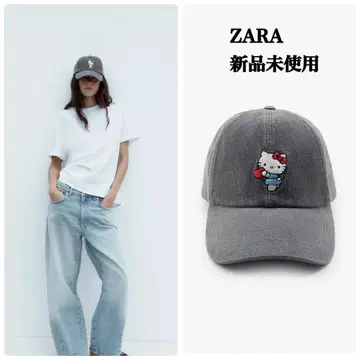완판템 ZARA 헬로키티 2025 산리오 데님 캡 택 포함 새상품