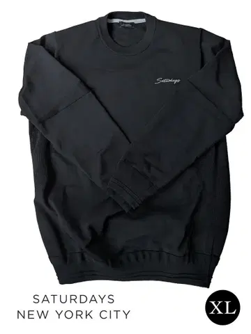 SATURDAYS NEW YORK CITY XL 블랙 니트 ( XL )
