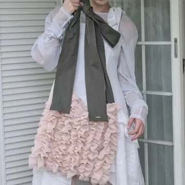 loin nuit 로완뉘 튤 리본 멀티 웨이 백