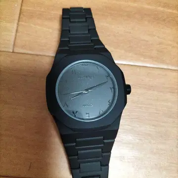 DEARNO 블랙 아날로그 손목시계
