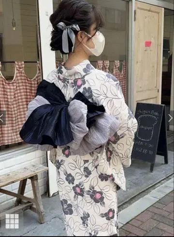 [새상품] 그레일GRL 동백 유카타 세트 [gi1520]