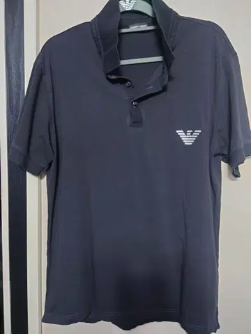EMPORIO ARMANI 피케 셔츠 XXL 블랙 아르마니