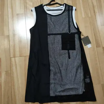 노스 메쉬 원피스 블랙