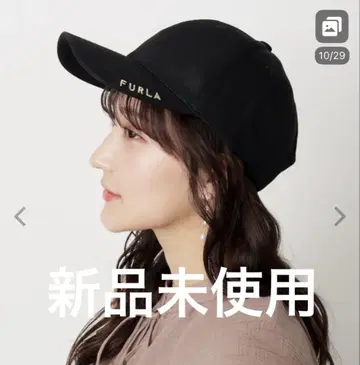 미사용 새상품 훌라 캡 블랙 FURLA,!