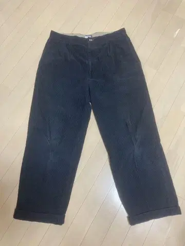 90s TOMMY HILFIGER 네이비 코듀로이 와이드 팬츠