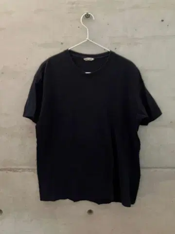 AURALEE 오라리 SEAMRESS CREW NECK TEE 네이비