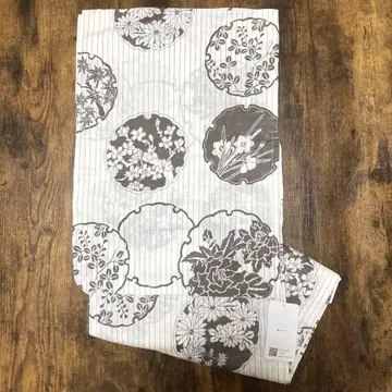 유카타 아이보리색 설륜 벚꽃 단풍 억새
