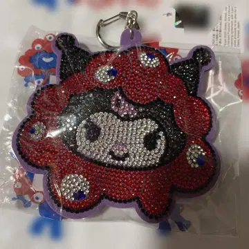 오사카 간사이 엑스포 미야쿠미야쿠 산리오 크로미 반짝이는 가죽 키링