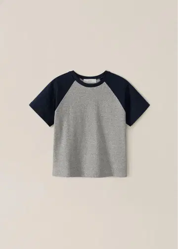 새상품 OHOTORO Scheme Raglan T-Shirt navy