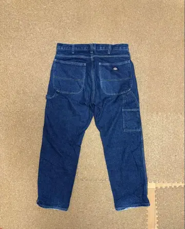 Dickies 다크 블루 스트레이트 데님 팬츠