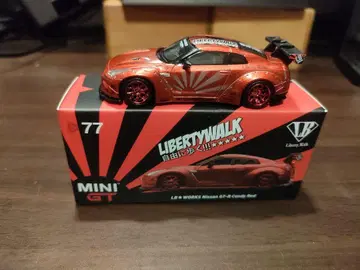 MINIGT 77 LBWK Nissan GT-R Candy Red