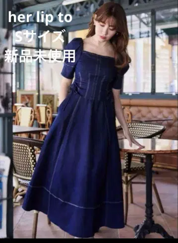 Eze Puff-Sleeve Denim Dress