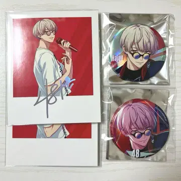 파라독스 라이브 파라라이 연 하준 금박 인쇄 트레포토 캔 배지