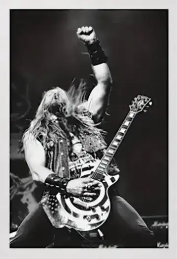 잭 와일드 티셔츠 Zakk Wylde 오지 오즈본 블랙 사바스