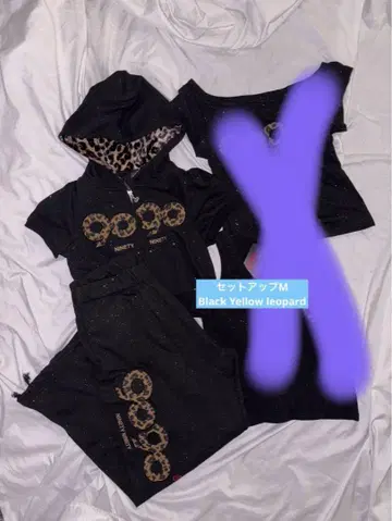 9090 girl OG Logo Zip Hoodie Pants M