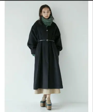 MURUA 롱 코트 블랙 moussy EMODA GYDA ZARA