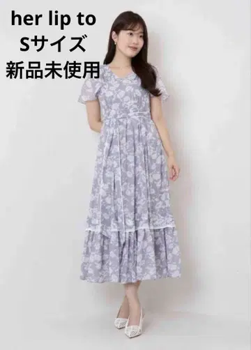 카멜리아 비올 벨트 드레스