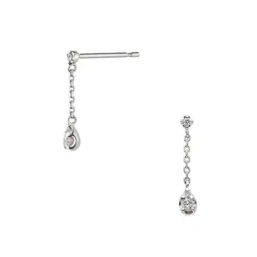 벤도메 아오야마 Pt 다이아몬드 귀걸이