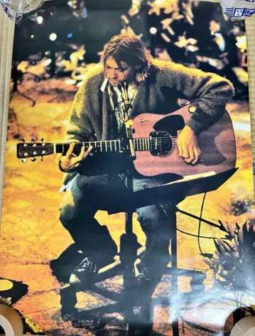 NIRVANA KURT COBAIN 닐바나 커트 코베인 포스터