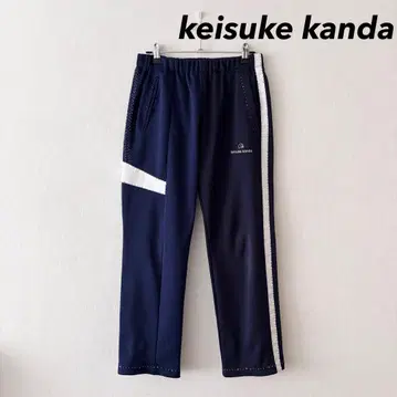 대인기! keisuke kanda 손바느질 저지 하의 네이비