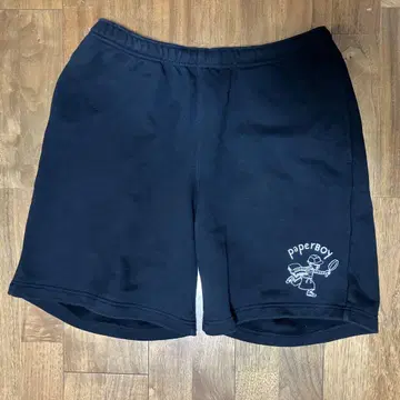 [컨디션 최상] BEAMS x PAPERBOY 숏팬츠 L 블랙