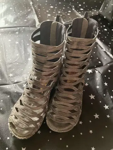 히나데이그린 글래디에이터 샌들 그레이 S