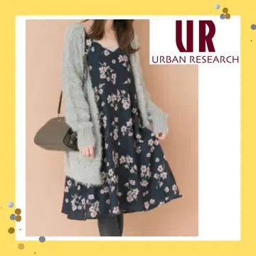 URBAN RESEARCH 플라워 프린트 캐미 원피스