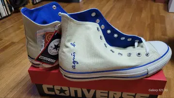 CONVERSE 컨버스. 하이컷 스니커즈 agnes b.