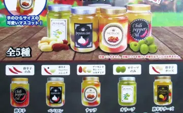 귀여운 식품 마스코트 오가닉 병조림 오일 마스코트 총 5종
