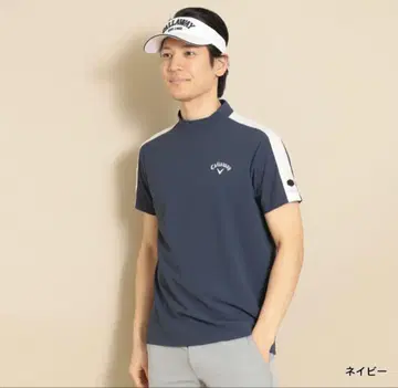 CALLAWAY 캘러웨이 반팔 모크넥 셔츠 골프 남성용