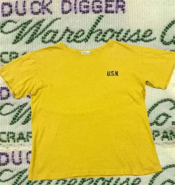 DUCK DIGGER Warehouse 스텐실 T셔츠 38 USN
