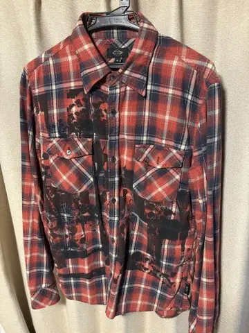 hysteric glamour 체크 무늬 긴팔 셔츠 M 사이즈