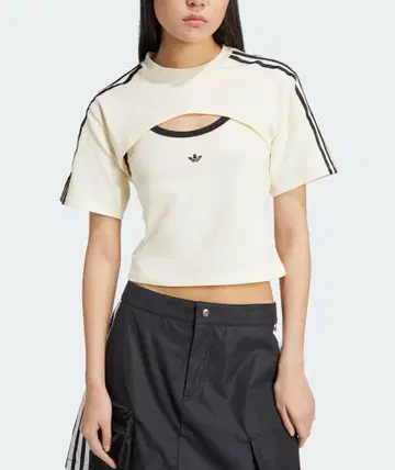 adidas 컷 아웃 카리 반팔 T셔츠 아디다스