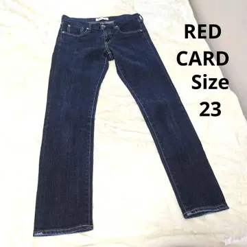 [ 세련된 RED CARD ] 데님 팬츠 사이즈 23