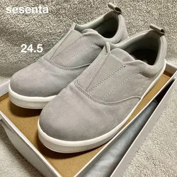 sesenta 여성용 슬립온 캐주얼 슈즈 그레이 신발