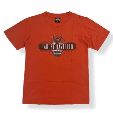 00s Harley-Davidson Tee USA 제작 오렌지