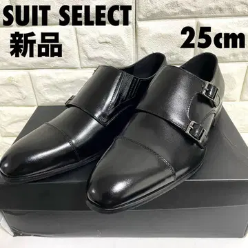 새상품 정장 셀렉트 더블 스트랩 드레스 슈즈 25cm
