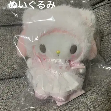 산리오 흰 고양이 발레리나 마이멜로디 봉제인형