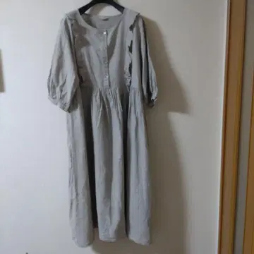 SM2 사만사 모스모스 프릴 린넨 내추럴 넉넉한 원피스