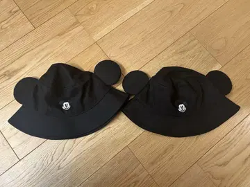 2개 세트 미키 귀 블랙 햇 58cm 디즈니