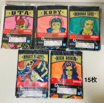 ONE PIECE 타월 15매 세트 20, 5cmx60cm