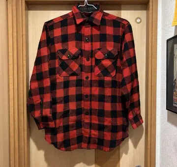 60s Yorke SPORTSWEAR 울 플란넬 셔츠 버팔로 체크