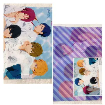 Free! A4 클리어 파일 아니메쥬 부록 나나세 하루카 마츠오카 린