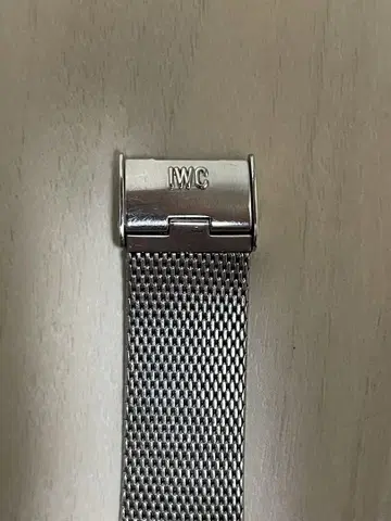 IWC 스테인리스 스틸 메쉬 벨트