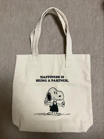STARBUCKS x vintage PEANUTS 콜라보 토트백